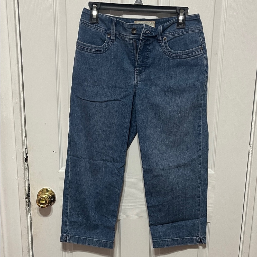 Sonoma Women's Cropped Blue Jeans